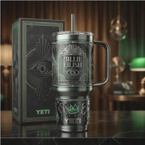 Billie Eilish Signature Art Deco Series 3D Illusion Tumbler