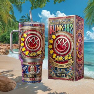 Blink 182 “All The Small Things” Custom 40oz Tumbler with Box