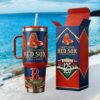 Boston Red Sox 125 Years Wally the Green Monster Mascot 40oz Travel Tumbler Boston Red Sox 125 Years Wally the Green Monster Mascot 40oz Travel Tumbler