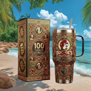 Buc ee's Black Brilliance 100 Years Anniversary Limited Edition 40oz Tumbler