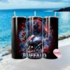 Black Panther Wakanda Forever Neon City Skinny Tumbler Wrap Black Panther Wakanda Forever Neon City Skinny Tumbler Wrap