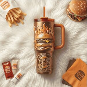 Burger King Flame Grilled Whopper 3D Sculpted 40oz Tumbler