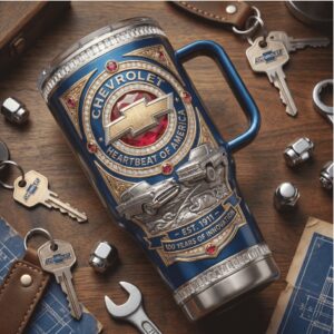 Chevrolet “Heartbeat of America” 100 Years of Innovation Heritage Tumbler