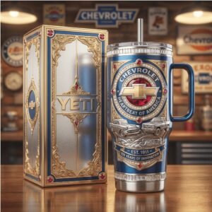 Chevrolet “Heartbeat of America” 100 Years of Innovation Heritage Tumbler