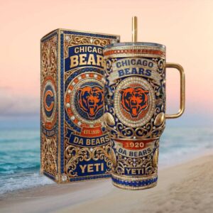 Chicago Bears “Da Bears” 1920 Anniversary Jeweled Yeti Tumbler