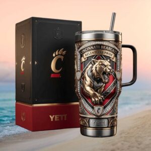 Cincinnati Bearcats Relentless Pride Custom 3D Sculpted Sports Tumbler