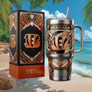 Cincinnati Bengals NFL Tumbler Who Dey Championship Spirit Tumbler