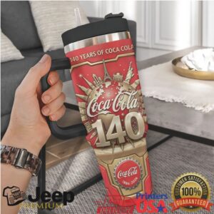 Coca Cola 140th Anniversary (1886 2026) Limited Edition 40oz Tumbler with Handle