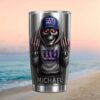 Custom Buccaneers Skull Hoodie Graphic Stainless Steel Coffee Tumbler Custom Buccaneers Skull Hoodie Graphic Stainless Steel Coffee Tumbler