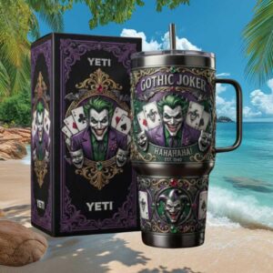 DC Comics Gothic Joker HaHaHa Playing Cards 3D Sculpted Tumbler