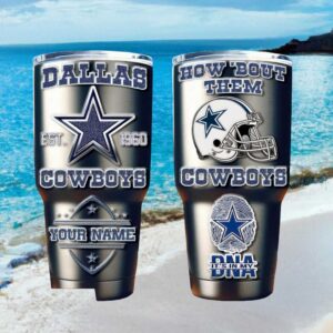 Dallas Cowboys DNA It's In My DNA Personalized Tumbler Custom Star Cup