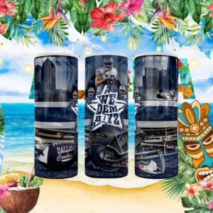 Dallas Cowboys We Dem Boyz Straight Tumbler Wrap Template