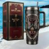 Kid Rock “American Badass” Detroit Michigan 3D Skull & Pistons Tumbler Kid Rock “American Badass” Detroit Michigan 3D Skull & Pistons Tumbler