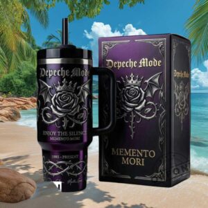 Depeche Mode Memento Mori 1980 Present Commemorative 40oz Tumbler Purple