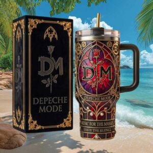 Depeche Mode “Music for the Masses” Stained Glass Style 40oz Luxury Tumbler