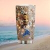 This Girl Loves Her Bears Navy and Orange Glitter 40oz Insulated Cup This Girl Loves Her Bears Navy and Orange Glitter 40oz Insulated Cup