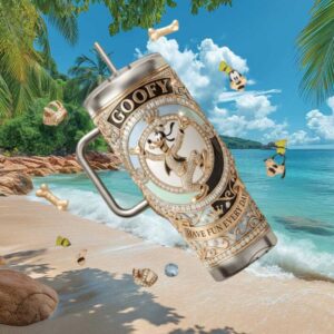 Disney Goofy “Have Fun Every Day” Diamond Edition Sparkle Tumbler