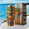 Illinois Fighting Illini Heritage Series Tumbler Navy & Gold Ornate Steel Tumbler Illinois Fighting Illini Heritage Series Tumbler Navy & Gold Ornate Steel Tumbler