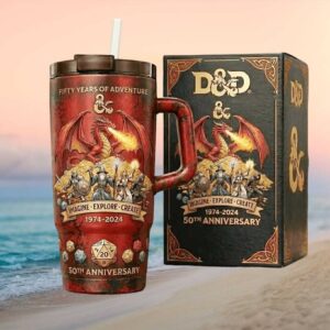 Dungeons & Dragons 50th Anniversary Collector's Tumbler 1974 2024