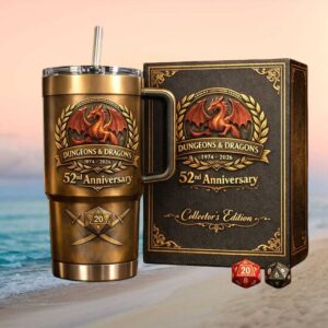 Dungeons & Dragons 52nd Anniversary Heritage Edition 40oz Tumbler