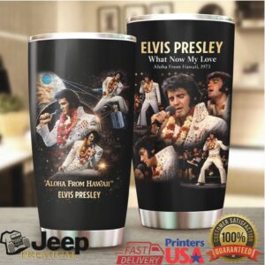 Elvis Presley Aloha From Hawaii 1973 Commemorative Music Fan Tumbler