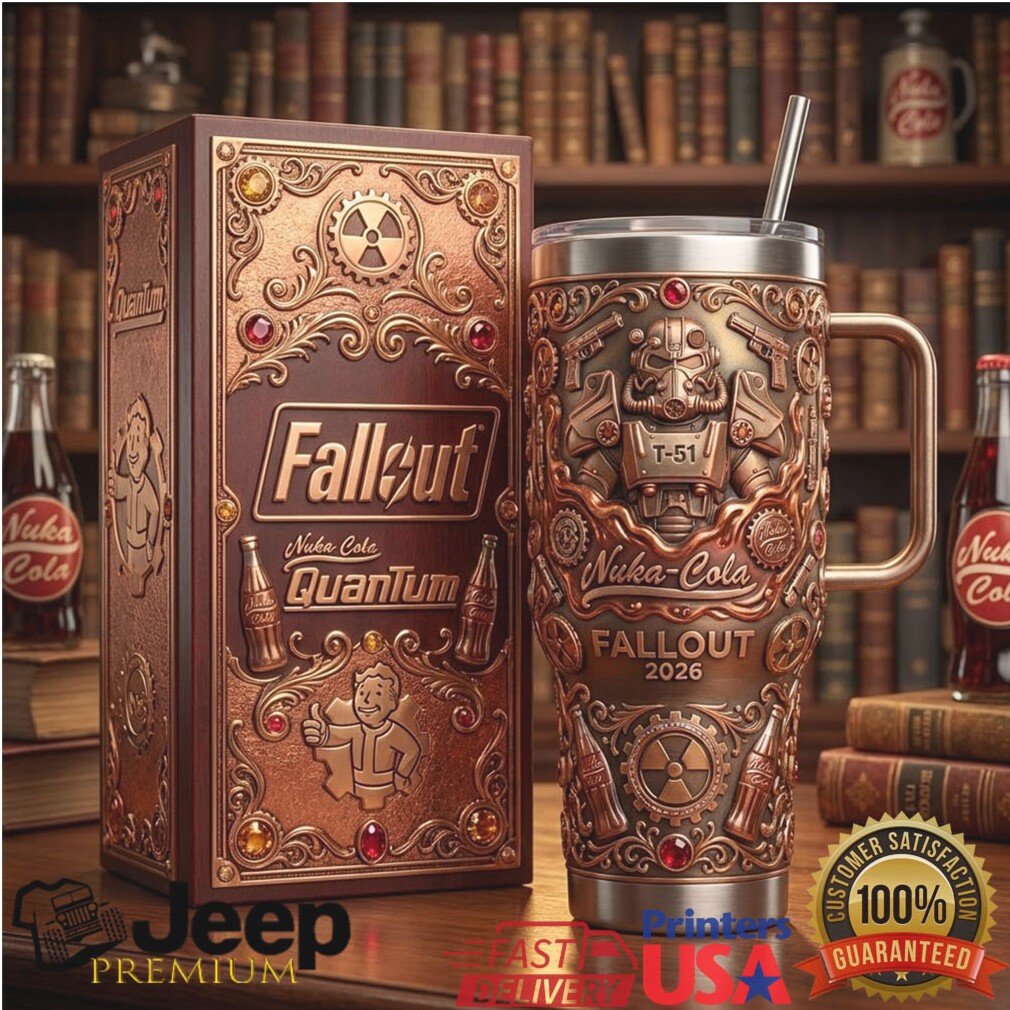 Fallout Nuka Cola Quantum T 51 Power Armor 3D Sculpted 40oz Tumbler Fallout Nuka Cola Quantum T 51 Power Armor 3D Sculpted 40oz Tumbler