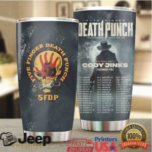 Five Finger Death Punch 20th Anniversary World Tour 2025 Tumbler