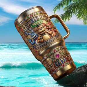 Five Nights at Freddy’s Fazbear’s Pizza 3D Relief Tumbler Wrap