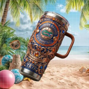 Florida Gators NCAA Basketball Gator Boys Stay Hot 40oz Tumbler