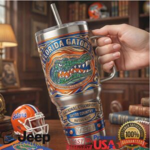 Florida Gators National Champions Gator Country Custom Luxury Tumbler