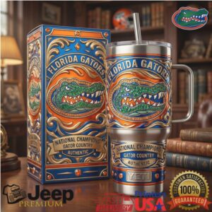 Florida Gators National Champions Gator Country Custom Luxury Tumbler