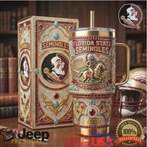 Florida State Seminoles Unconquered Collegiate Luxury 40oz Tumbler