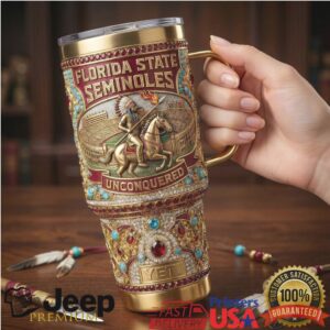 Florida State Seminoles Unconquered Collegiate Luxury 40oz Tumbler