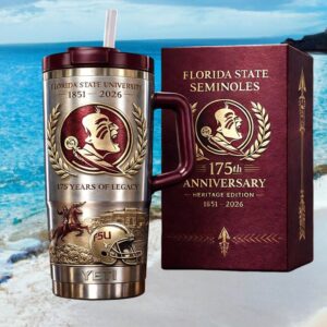 Florida State University Seminoles 175th Anniversary Heritage Edition Tumbler