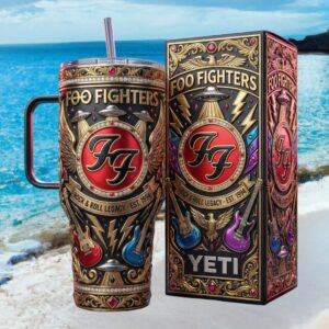 Foo Fighters Rock & Roll Legacy 1994 2026 UFO Edition 40oz Tumbler