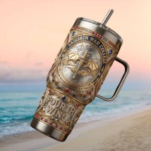Fourth Wing Basgiath War College Dragon Rider 40oz Tumbler