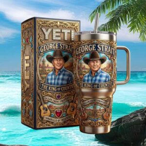 George Strait “The King of Country” Amarillo By Morning 40oz Tumbler