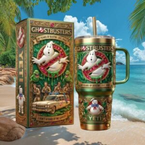 Ghostbusters 40th Anniversary 3D Embossed 40oz Tumbler with Gift Box