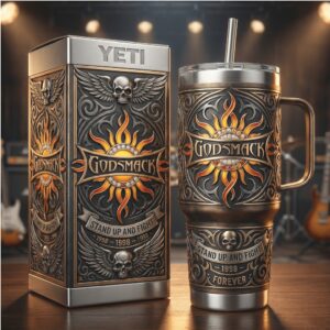 Godsmack Stand Up and Fight Rock Band Tribute Yeti Style Tumbler