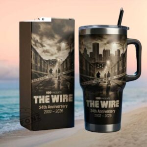 HBO The Wire 24th Anniversary 2002 2026 Baltimore Streets Tribute Tumbler