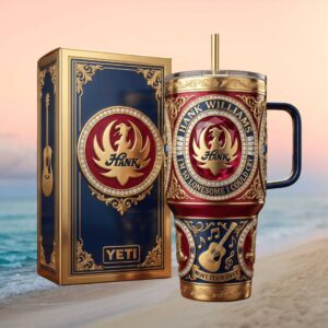 Hank Williams Country Music Legend Commemorative 40oz Steel Tumbler