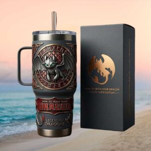 How To Train Your Dragon Collector's Edition Legend of Dragons 40oz Tumbler (2)
