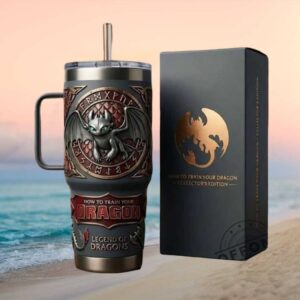 How To Train Your Dragon “Legend of Dragons” 3D Toothless Tumbler