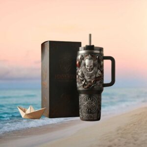 IT Pennywise “You'll Float Too” 3D Horror Movie Commemorative Tumbler