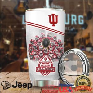 Indiana Beat Everybody 2025 National Champions Football Team Tumbler