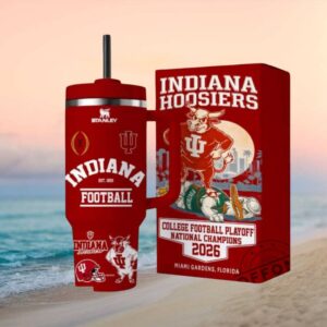 Indiana Football College Football Playoff 2026 National Champions 40oz Tumbler