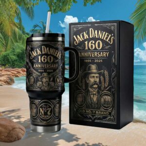 Jack Daniel's 160th Anniversary Limited Edition 40oz Tumbler with Gift Box