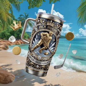 Jack Hughes New Jersey Devils Speed Skill Legacy 40oz Tumbler