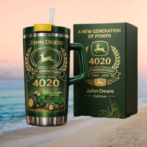 John Deere 62nd Anniversary 4020 Tractor Edition Power Tumbler