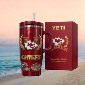 Kansas City Chiefs Established 1960 Edition Red Insulated Tumbler with Handle